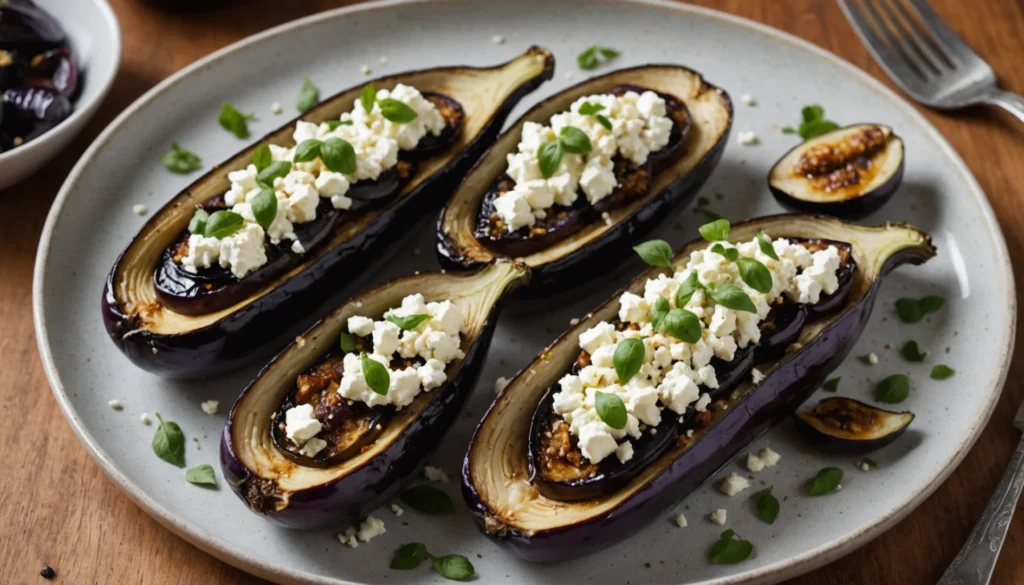 aubergine au four feta