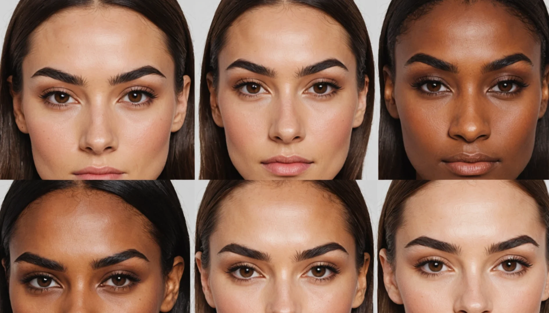 forme sourcils visage