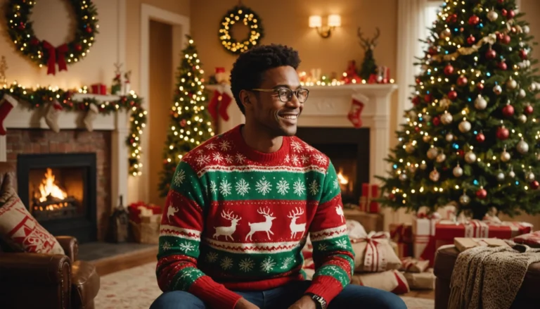 pull de noel clignotant