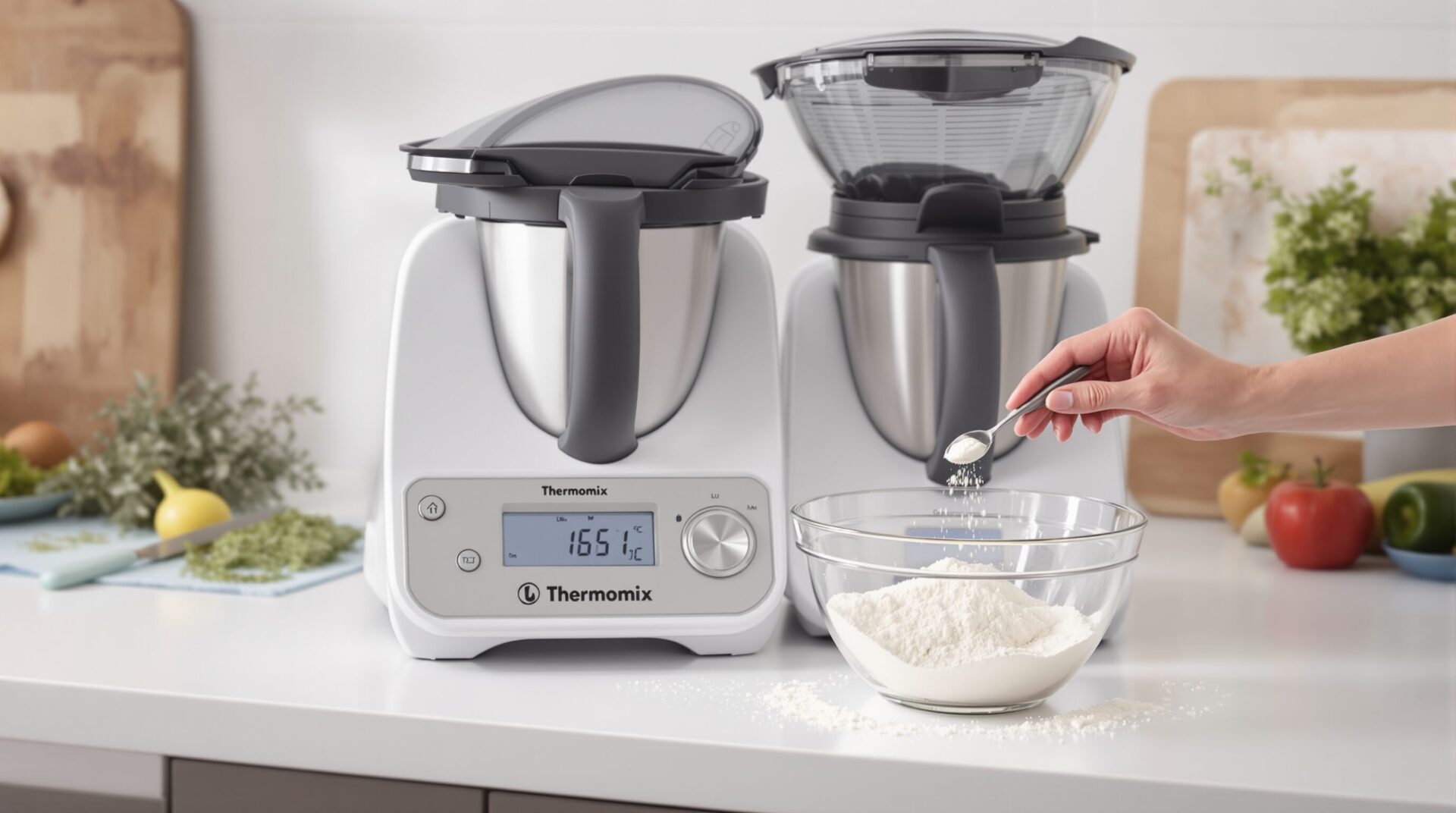 comment peser avec le thermomix