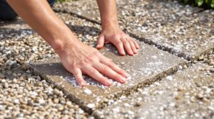 comment nettoyer des dalles gravillonnees