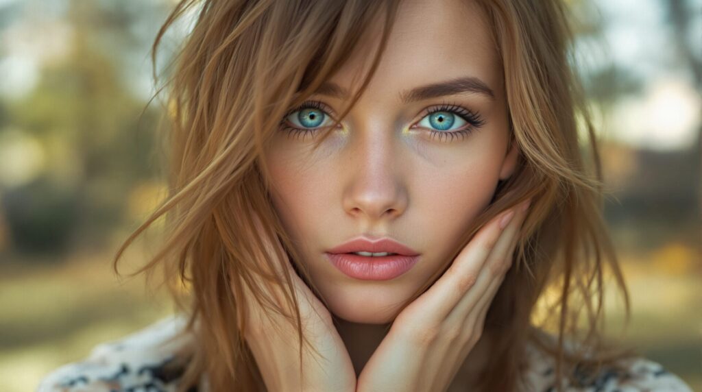 quelle couleur de cheveux pour faire ressortir les yeux bleus