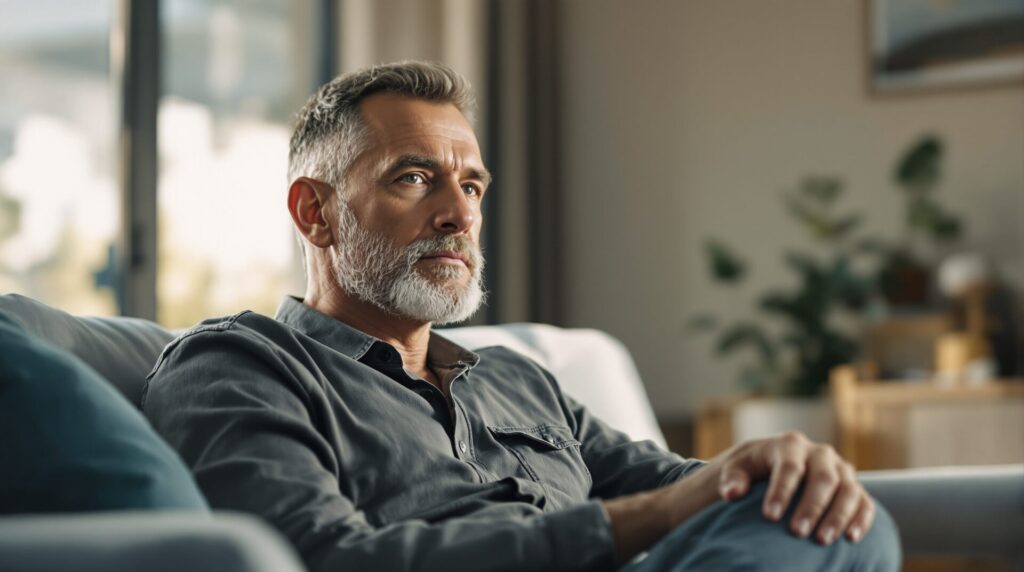 l'homme au teint orange