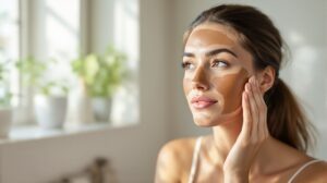 masque au café visage