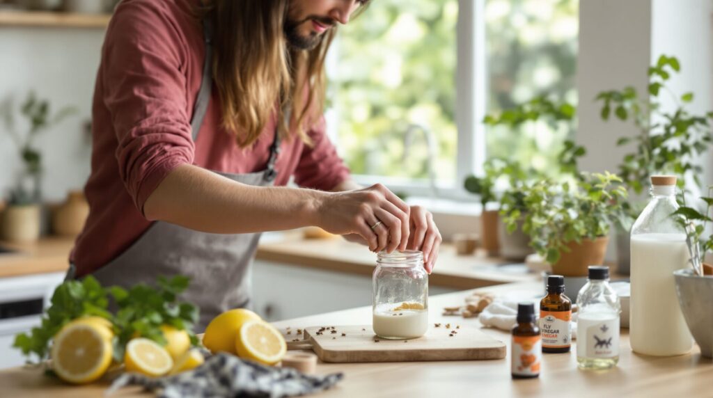 produit anti-mouche maison