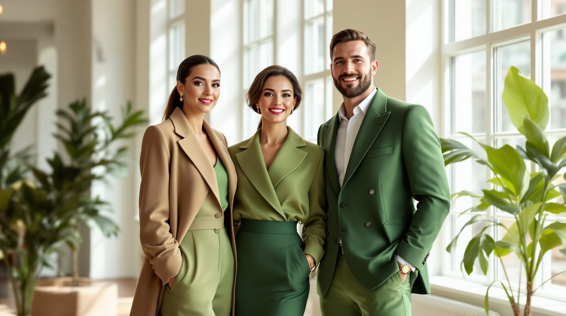 couleurs qui vont bien avec le vert