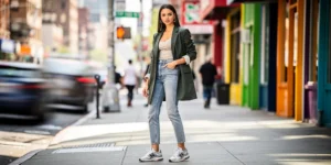 look avec new balance femme