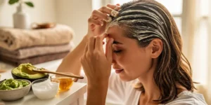 soin cheveux secs et abimés maison