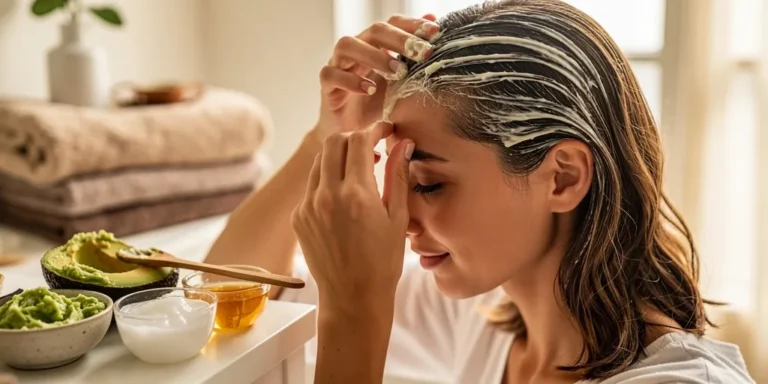 soin cheveux secs et abimés maison