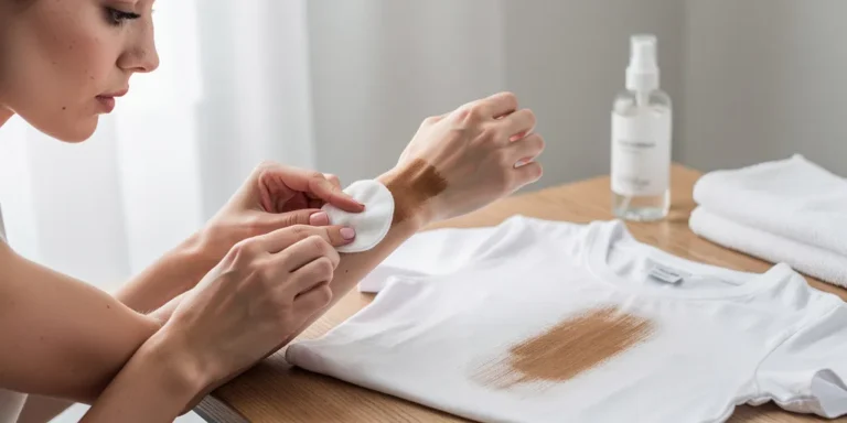 enlever tache autobronzant