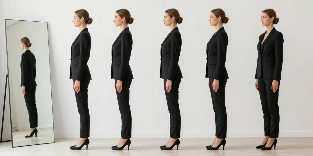 silhouette élancée femme