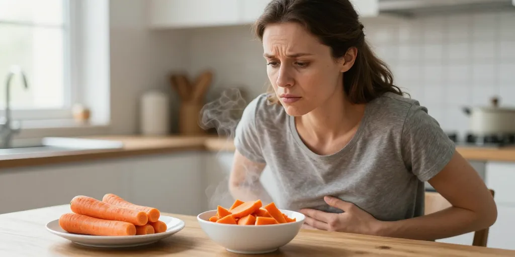 carotte crue diarrhée