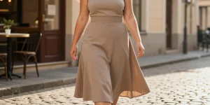 jupe longue pour femme ronde et petite