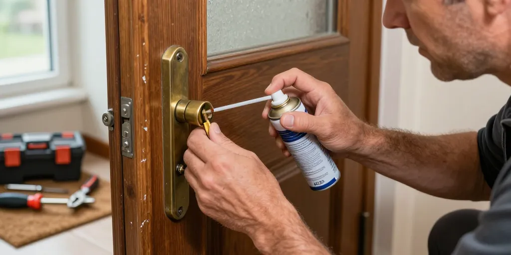 serrure difficile à ouvrir