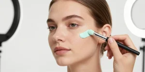 cacher bouton maquillage