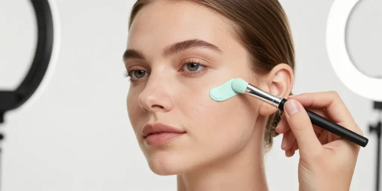 cacher bouton maquillage