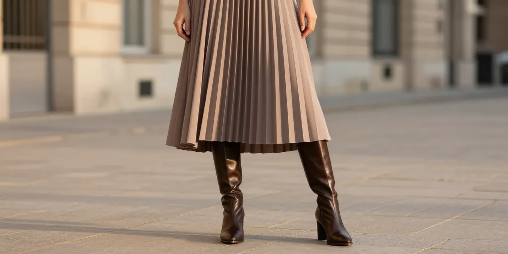 jupe longue bottes
