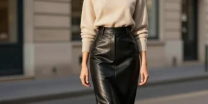 comment porter une jupe en cuir