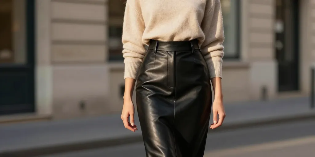 comment porter une jupe en cuir